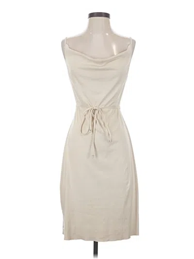 Pre-owned Bebe Casual Dress In Ivory