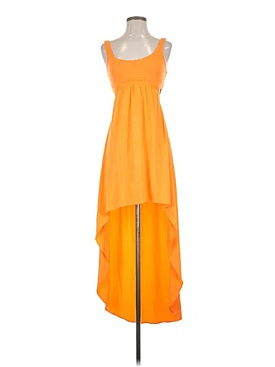 Pre-owned Bebe Casual Dress In Orange