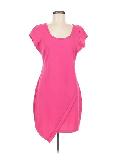 Pre-owned Bebe Casual Dress In Pink