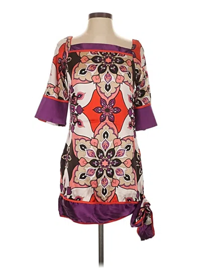 Pre-owned Bebe Casual Dress In Purple