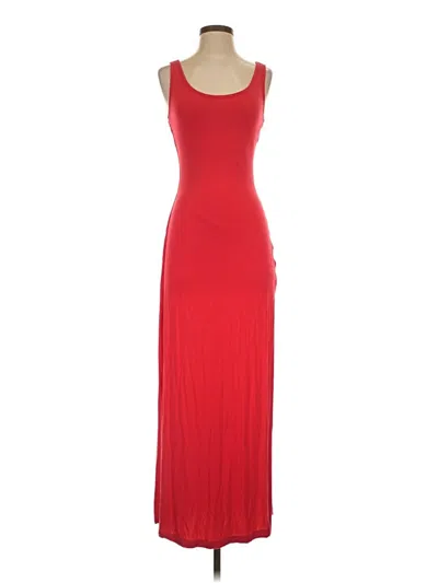 Pre-owned Bebe Casual Dress In Red