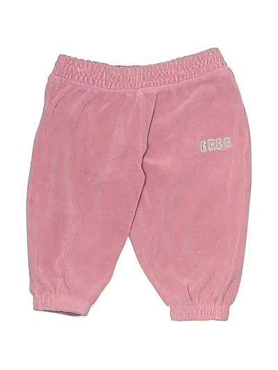 Pre-owned Bebe Babies' Casual Pants In Pink