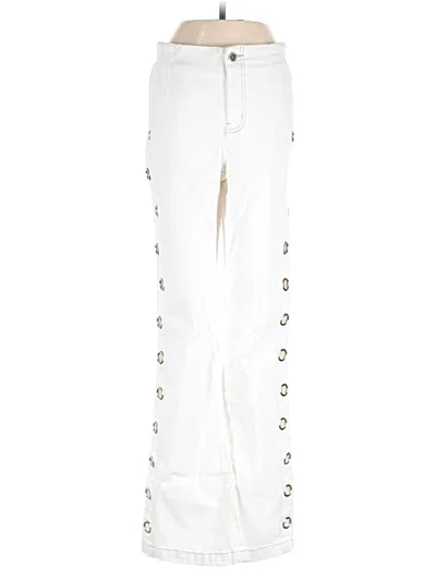 Bebe Casual Pants In White
