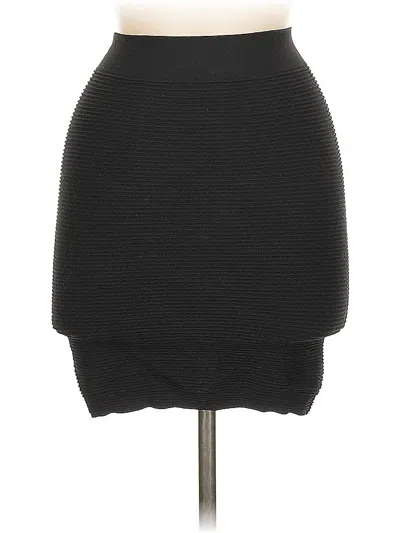 Pre-owned Bebe Casual Skirt In Black
