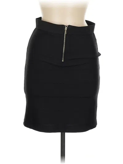 Pre-owned Bebe Casual Skirt In Black