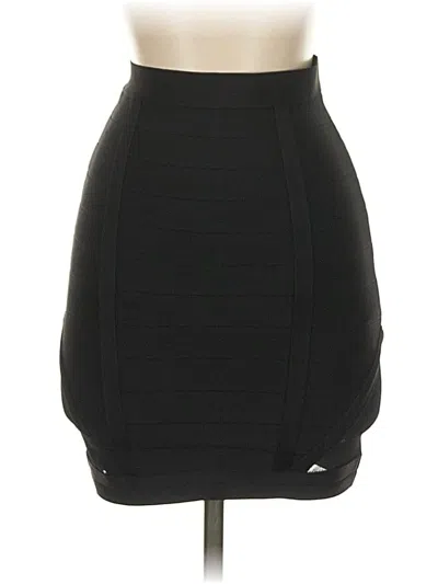 Pre-owned Bebe Casual Skirt In Black