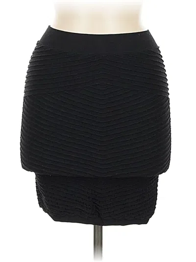 Pre-owned Bebe Casual Skirt In Black