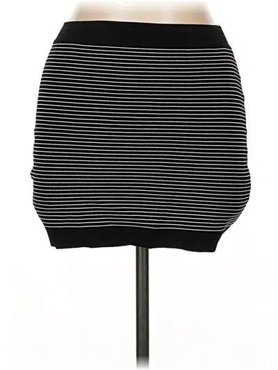 Pre-owned Bebe Casual Skirt In Black