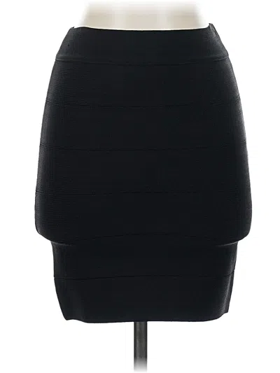 Pre-owned Bebe Casual Skirt In Black