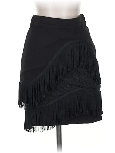 Pre-owned Bebe Casual Skirt In Black