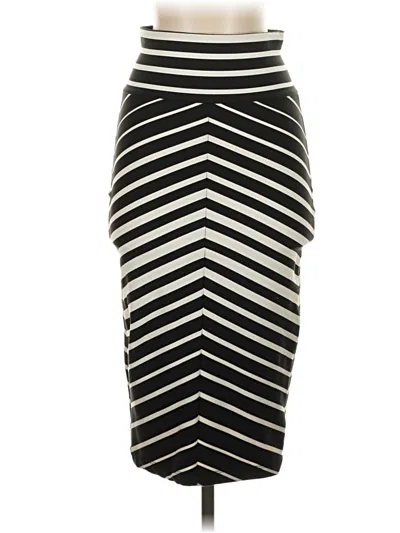 Pre-owned Bebe Casual Skirt In Black