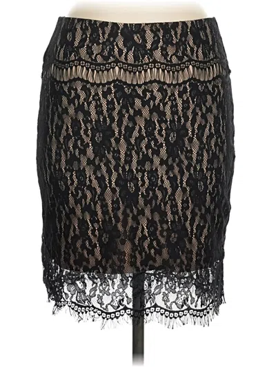 Pre-owned Bebe Casual Skirt In Black