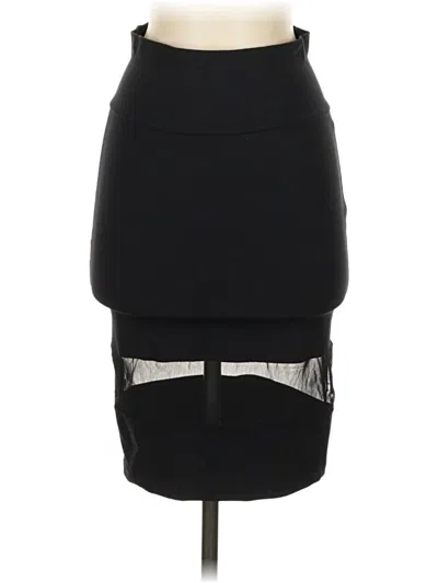 Pre-owned Bebe Casual Skirt In Black