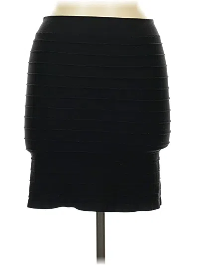 Pre-owned Bebe Casual Skirt In Black