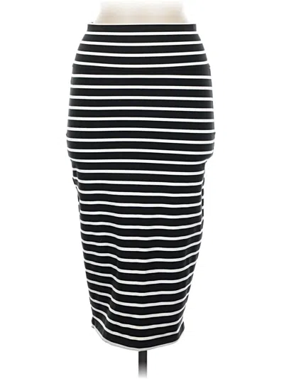 Pre-owned Bebe Casual Skirt In Black