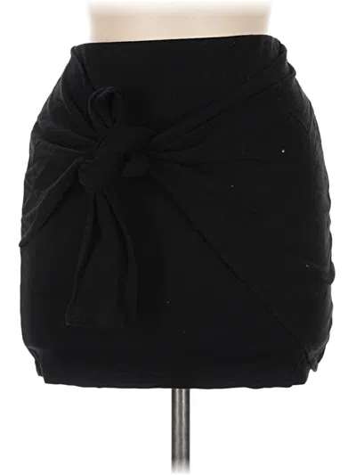 Pre-owned Bebe Casual Skirt In Black