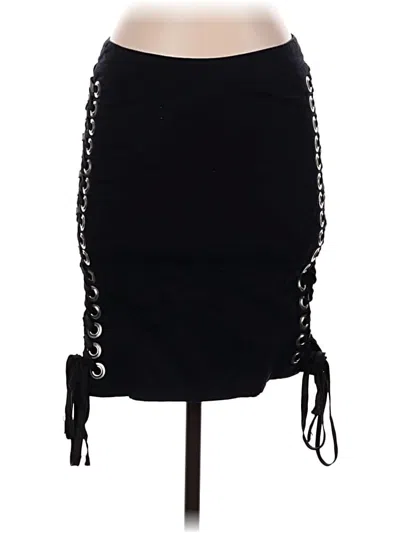 Pre-owned Bebe Casual Skirt In Black