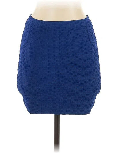 Pre-owned Bebe Casual Skirt In Blue
