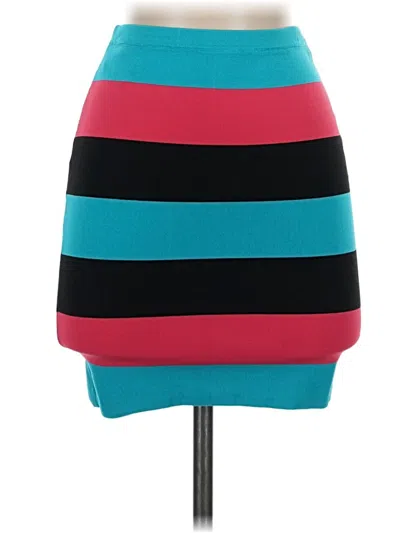 Pre-owned Bebe Casual Skirt In Blue