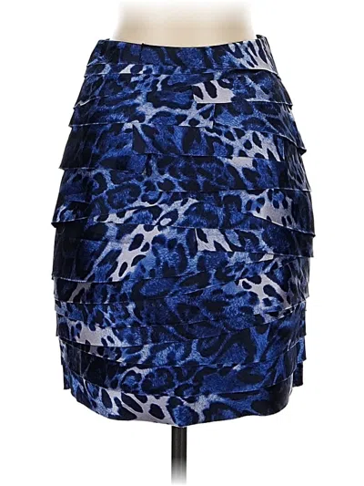 Pre-owned Bebe Casual Skirt In Blue