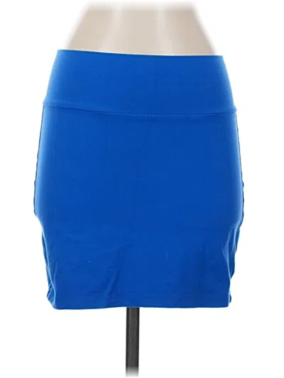 Pre-owned Bebe Casual Skirt In Blue