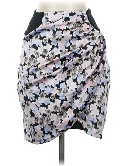 Pre-owned Bebe Casual Skirt In Gray