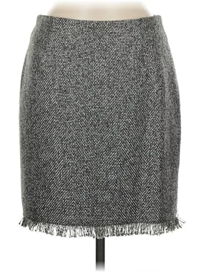 Pre-owned Bebe Casual Skirt In Gray