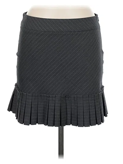 Pre-owned Bebe Casual Skirt In Gray