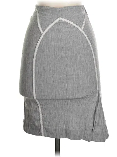 Pre-owned Bebe Casual Skirt In Gray