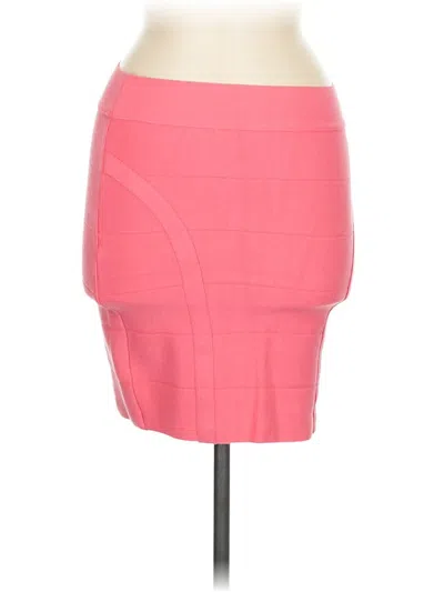 Pre-owned Bebe Casual Skirt In Pink