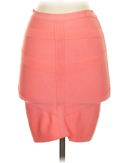 Pre-owned Bebe Casual Skirt In Pink
