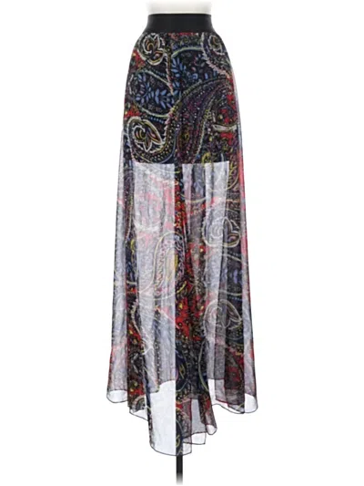 Bebe Casual Skirt In Silver
