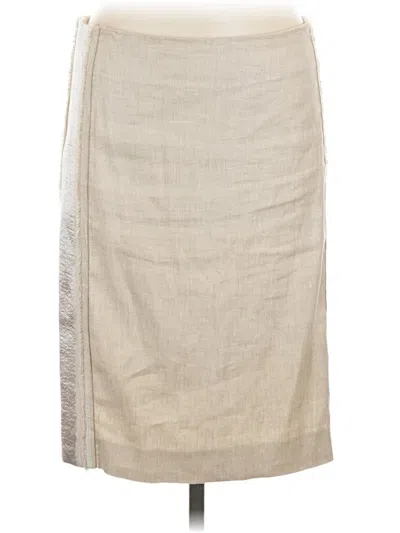 Pre-owned Bebe Casual Skirt In Tan