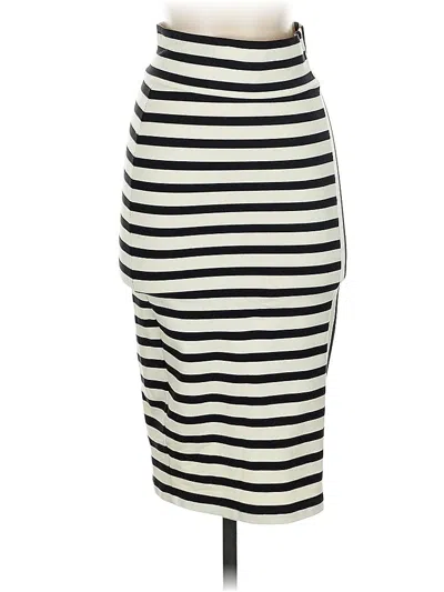 Pre-owned Bebe Casual Skirt In White