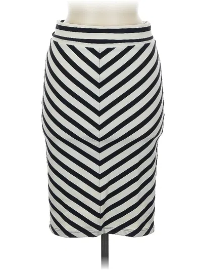 Pre-owned Bebe Casual Skirt In White