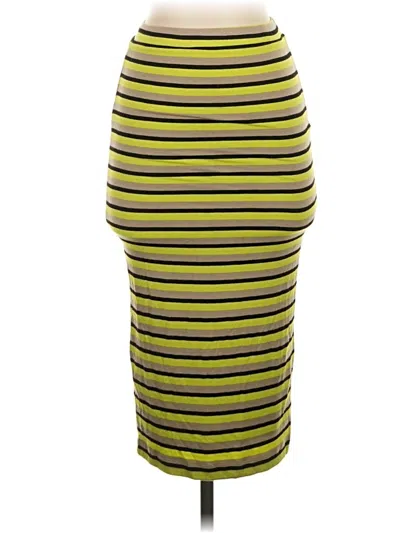 Bebe Casual Skirt In Yellow
