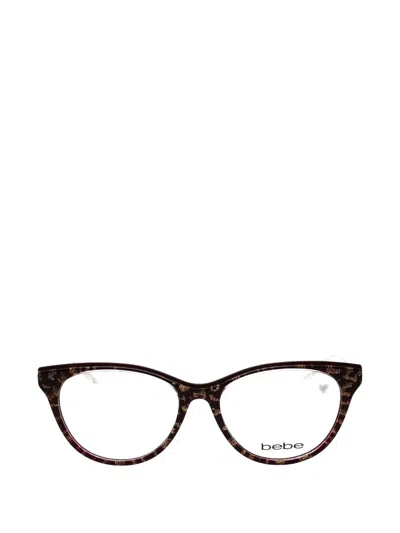 Bebe Leopard-print Cat-eye Glasses In Multi