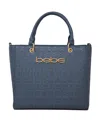 Bebe Celia Embossed Top Handle Crossbody Bag In Storm Grey