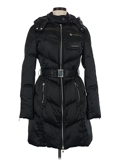 Pre-owned Bebe Coat In Black