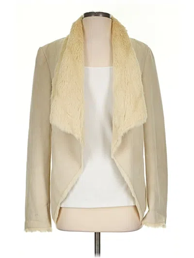 Pre-owned Bebe Coat In Ivory