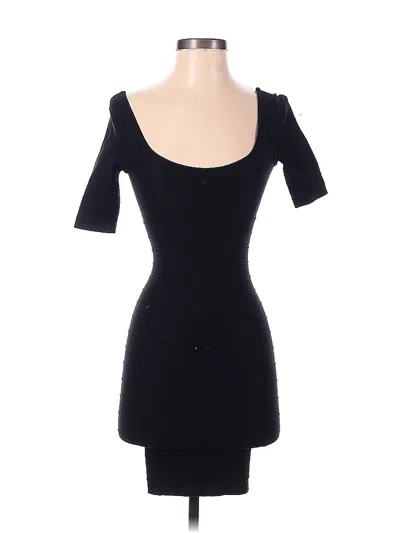 Pre-owned Bebe Cocktail Dress In Black