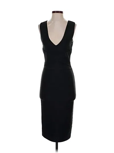 Pre-owned Bebe Cocktail Dress In Black