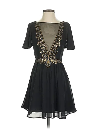 Pre-owned Bebe Cocktail Dress In Black