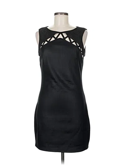 Pre-owned Bebe Cocktail Dress In Black