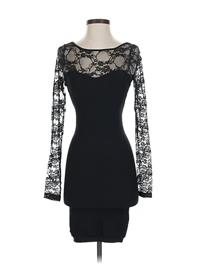 Pre-owned Bebe Cocktail Dress In Black