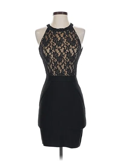 Pre-owned Bebe Cocktail Dress In Black