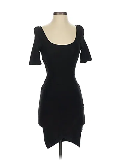 Pre-owned Bebe Cocktail Dress In Black