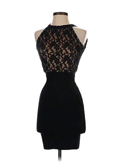 Pre-owned Bebe Cocktail Dress In Black