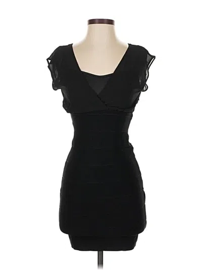 Pre-owned Bebe Cocktail Dress In Black