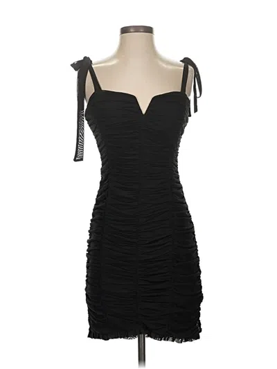 Pre-owned Bebe Cocktail Dress In Black